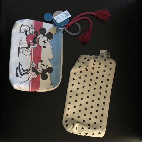Two Disney Mickey silhouette makeup bags from Junk Food Clothing - Picture 3 of 3